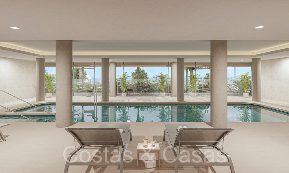 New luxury apartments in avant-garde style for sale near the center of Estepona 64711