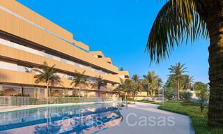 New luxury apartments in avant-garde style for sale near the center of Estepona 64713 
