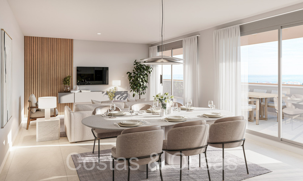 New luxury apartments in avant-garde style for sale near the center of Estepona 64716