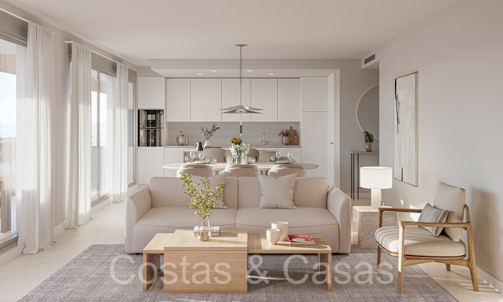 New luxury apartments in avant-garde style for sale near the center of Estepona 64717