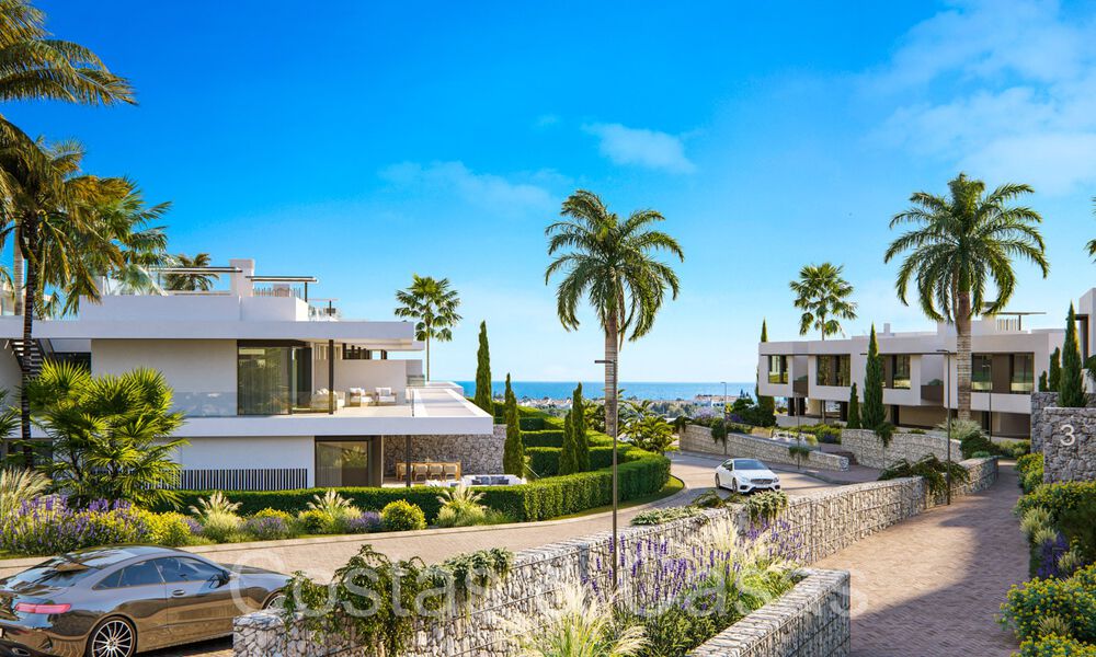 Prestigious new build apartments for sale directly on the golf course, with sea and golf views, East Marbella 64728