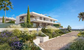 Prestigious new build apartments for sale directly on the golf course, with sea and golf views, East Marbella 64734 
