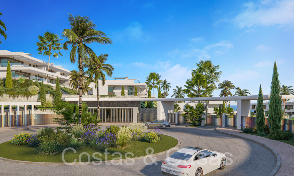 Prestigious new build apartments for sale directly on the golf course, with sea and golf views, East Marbella 64736