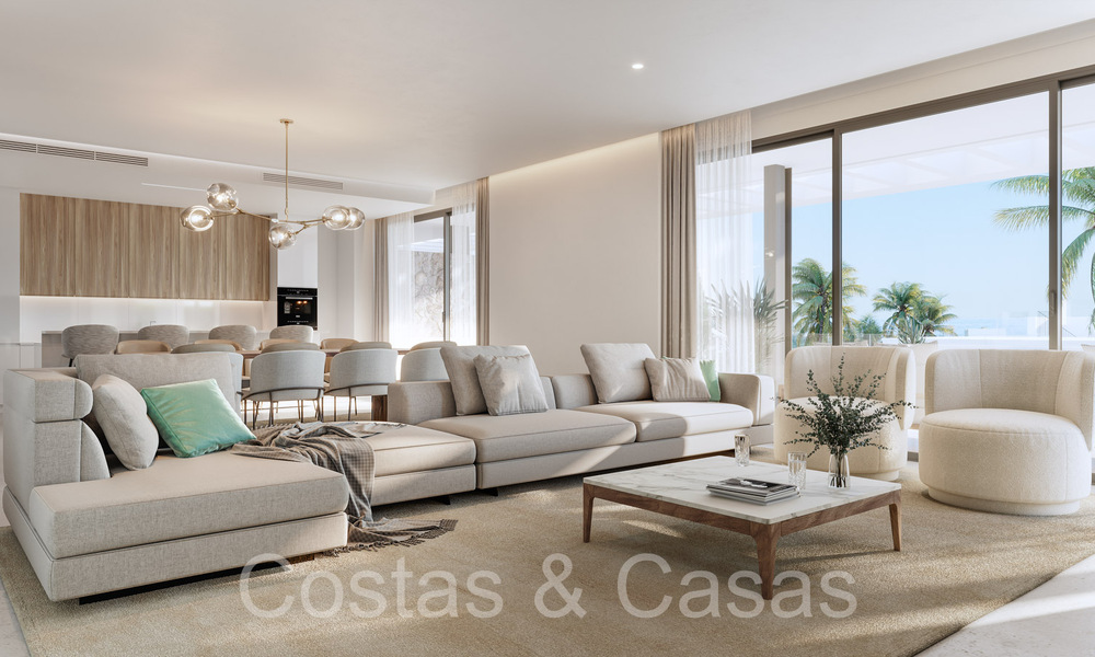Prestigious new build apartments for sale directly on the golf course, with sea and golf views, East Marbella 64749
