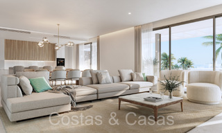 Prestigious new build apartments for sale directly on the golf course, with sea and golf views, East Marbella 64749 