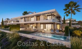 New build luxury houses for sale in a first line golf complex in East Marbella 64768 