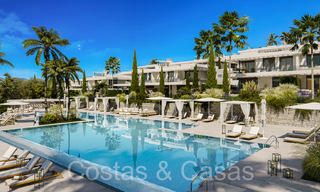 New build luxury houses for sale in a first line golf complex in East Marbella 64770 