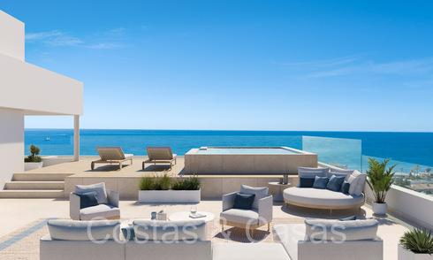 New construction project of sustainable apartments with panoramic sea views for sale, near Estepona centre 64699