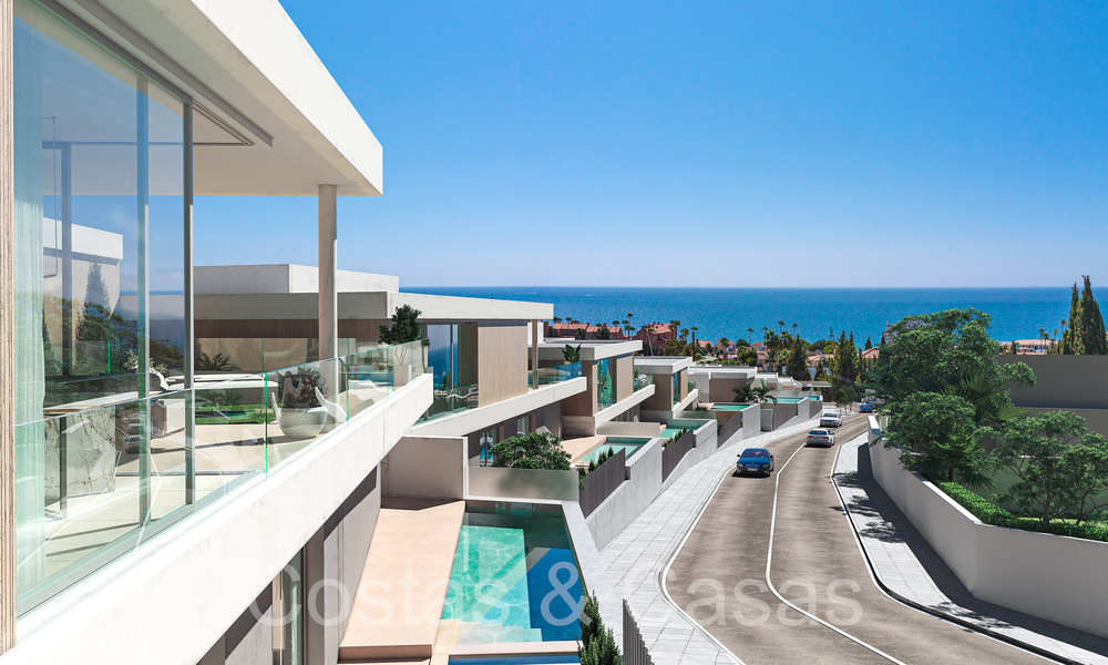 Last villa! Energy efficient new build villa for sale with sea views just outside the centre of Estepona 64785