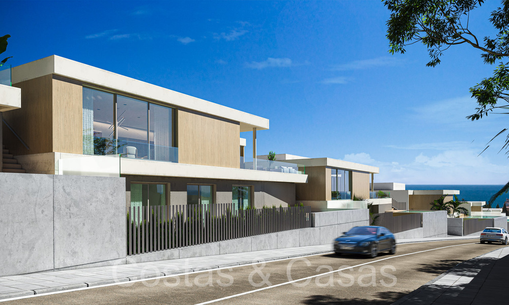 Last villa! Energy efficient new build villa for sale with sea views just outside the centre of Estepona 64787