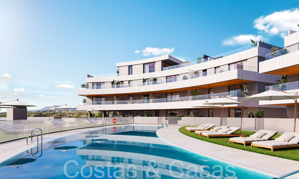 Innovative new build apartments for sale on the New Golden Mile between Marbella and Estepona 64805