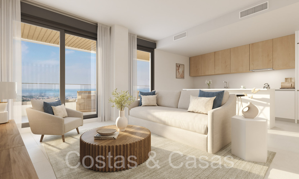 Innovative new build apartments for sale on the New Golden Mile between Marbella and Estepona 64812