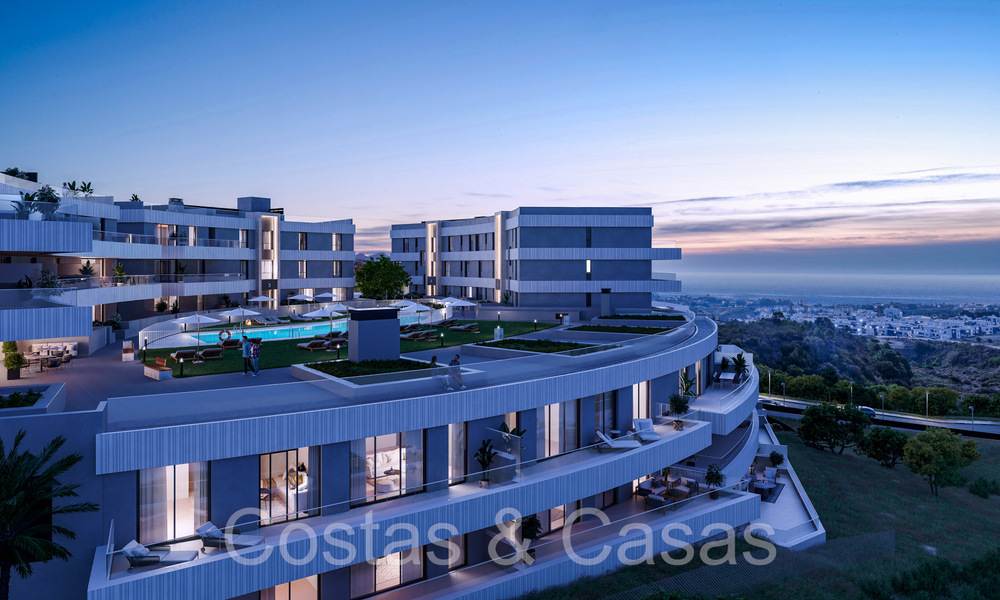 Innovative new build apartments for sale on the New Golden Mile between Marbella and Estepona 64813