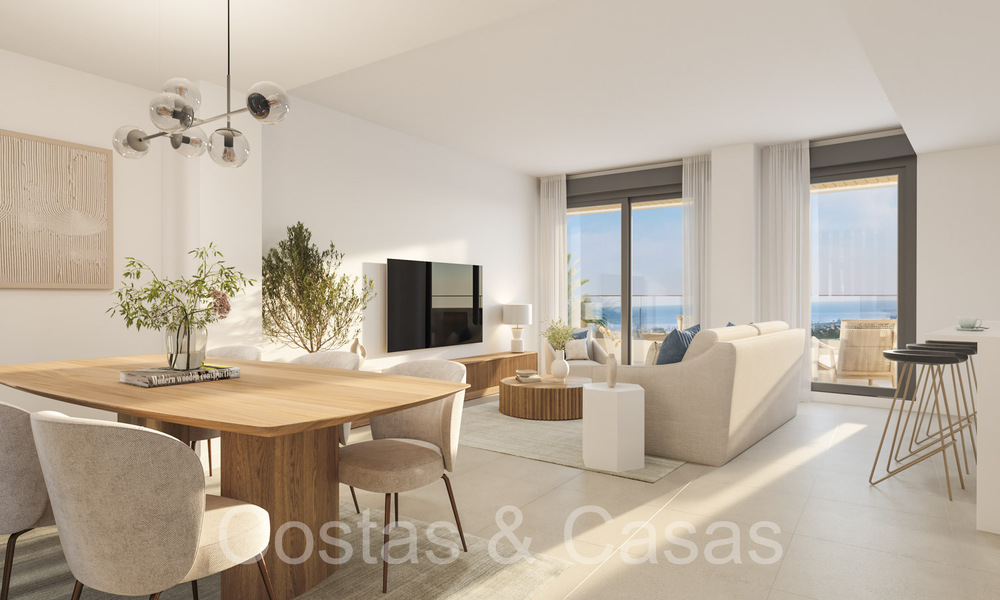 Innovative new build apartments for sale on the New Golden Mile between Marbella and Estepona 64814