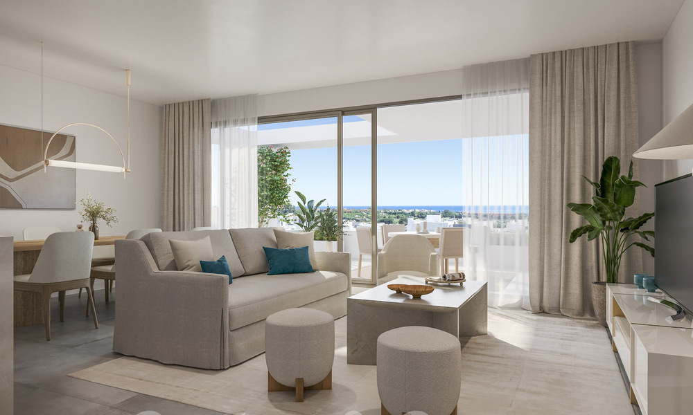 Ecological new-build apartments for sale on the New Golden Mile between Marbella and Estepona 64875