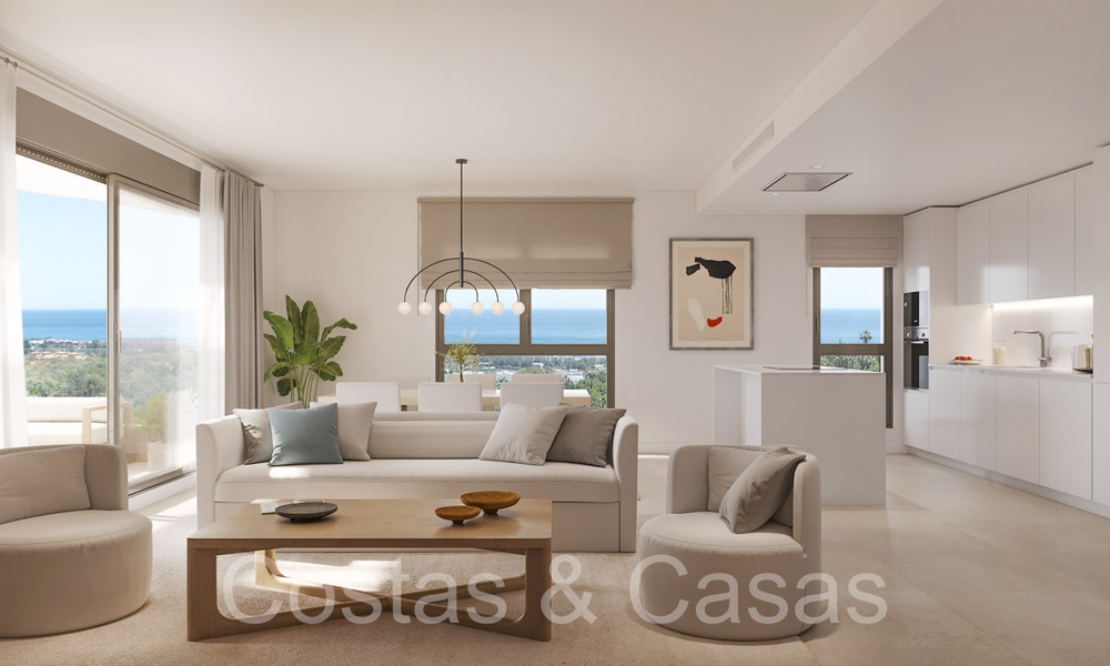Exclusive new construction project of apartments for sale on the New Golden Mile between Marbella and Estepona 64884