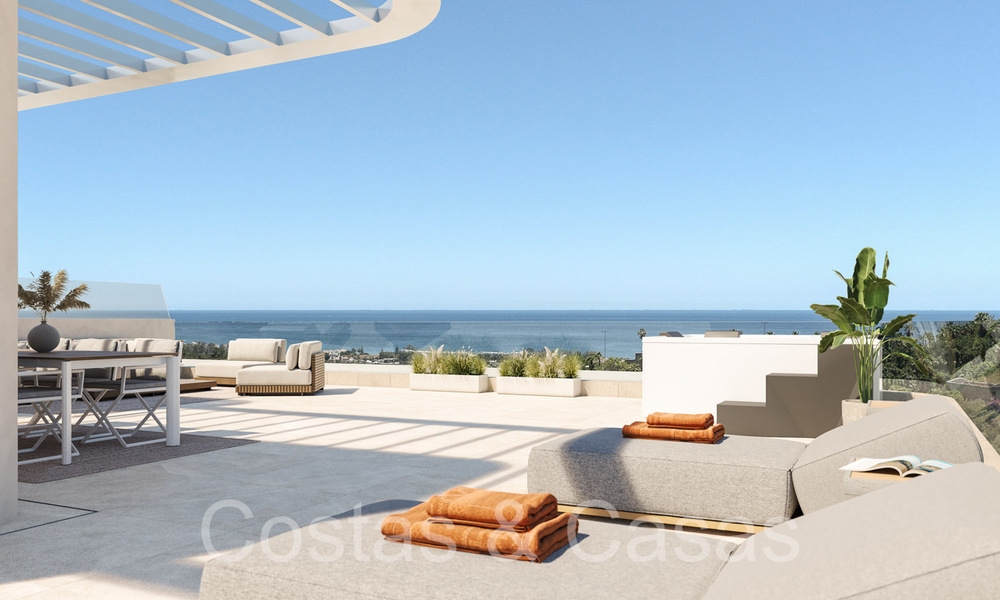 Exclusive new construction project of apartments for sale on the New Golden Mile between Marbella and Estepona 64885