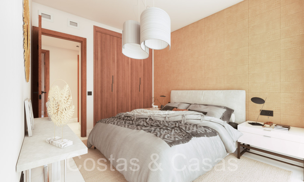 Modern new build apartments for sale a stone's throw from the centre and the beach in San Pedro Playa, Marbella 64905