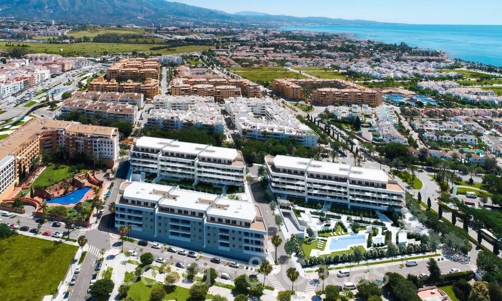 Modern new build apartments for sale a stone's throw from the centre and the beach in San Pedro Playa, Marbella 64911