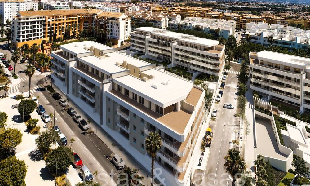 Modern new build apartments for sale a stone's throw from the centre and the beach in San Pedro Playa, Marbella 64913