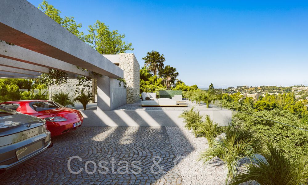 Building plot + exclusive villa project for sale adjacent to the golf course in Nueva Andalucia, Marbella 64951