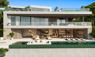 Building plot + prestigious villa project for sale first line golf course in Nueva Andalucia, Marbella 64967 