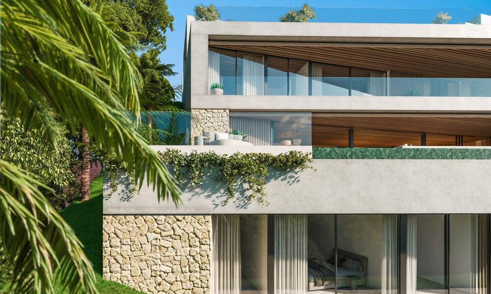 Building plot + prestigious villa project for sale first line golf course in Nueva Andalucia, Marbella 64970