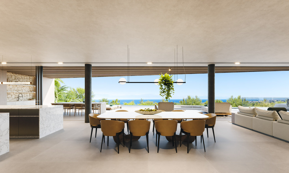 Building plot + prestigious villa project for sale first line golf course in Nueva Andalucia, Marbella 64972