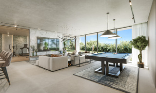 Building plot + prestigious villa project for sale first line golf course in Nueva Andalucia, Marbella 64975 