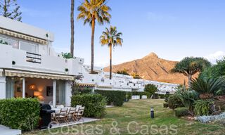 Recently renovated townhouse in a gated complex for sale, adjacent to the golf course in Nueva Andalucia, Marbella 65212 