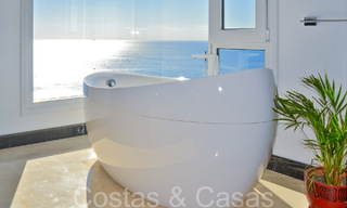 Luxurious villa with modern architectural style and breathtaking sea views for sale in Manilva, Costa del Sol 64980 