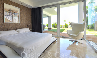 Luxurious villa with modern architectural style and breathtaking sea views for sale in Manilva, Costa del Sol 64989 