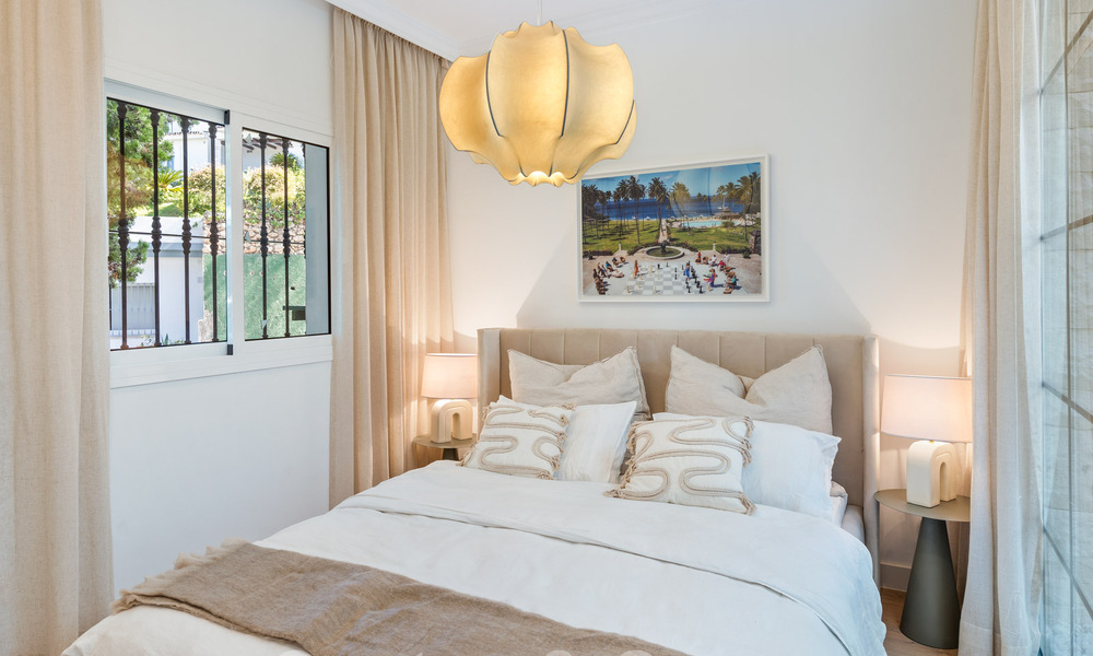 Luxuriously renovated terraced house for sale with spacious terrace and views of the golf course in La Quinta golf resort, Benahavis - Marbella 64680