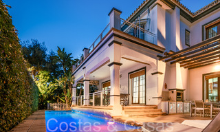 Parkside, traditional Spanish luxury villa for sale within walking distance of the beach in the centre of Marbella 65427 