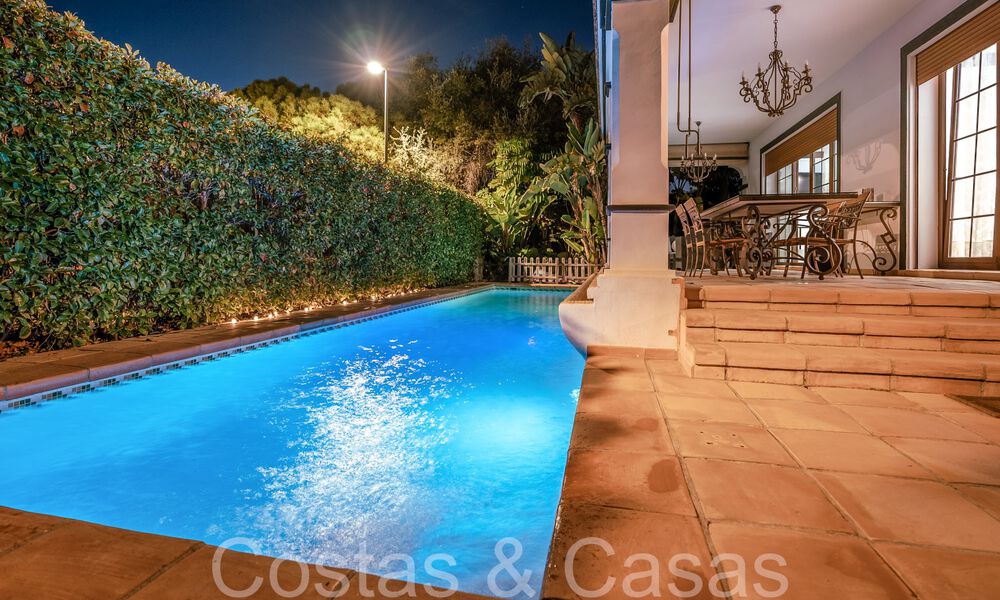 Parkside, traditional Spanish luxury villa for sale within walking distance of the beach in the centre of Marbella 65430