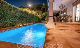 Parkside, traditional Spanish luxury villa for sale within walking distance of the beach in the centre of Marbella 65430 