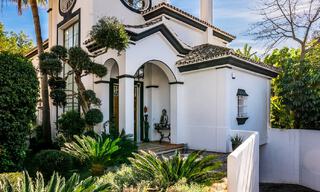 Parkside, traditional Spanish luxury villa for sale within walking distance of the beach in the centre of Marbella 65432 