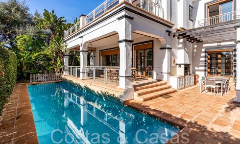 Parkside, traditional Spanish luxury villa for sale within walking distance of the beach in the centre of Marbella 65434