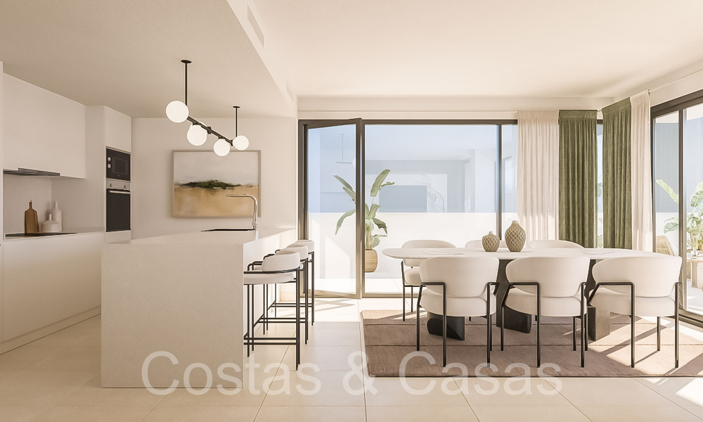 New, contemporary luxury apartments with sea views for sale in Manilva, Costa del Sol 65081