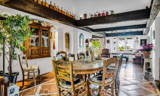 Rustic villa for sale on a spacious plot on the New Golden Mile between Marbella and Estepona 65602 