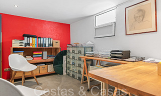 Trendy beach house for sale with stunning sea views in a first line beach complex close to Estepona town 65392 