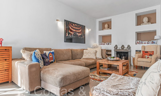 Trendy beach house for sale with stunning sea views in a first line beach complex close to Estepona town 65403 
