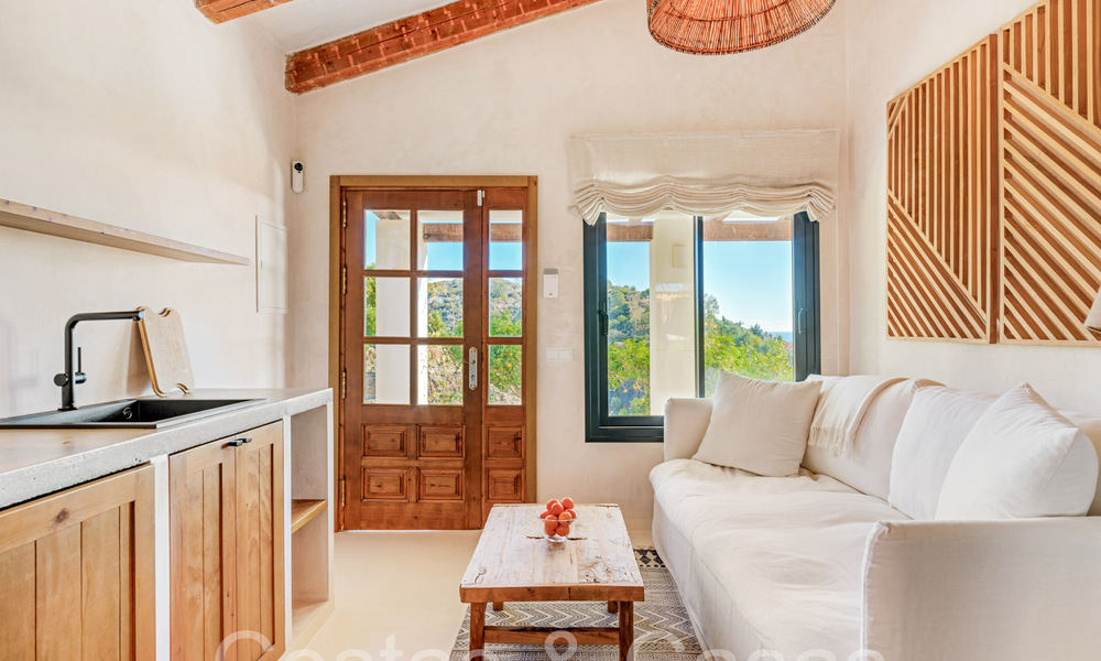 Andalusian luxury estate with guesthouse and sublime sea views for sale in the hills of Estepona 65099