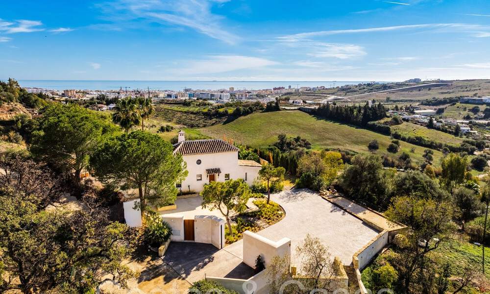 Andalusian luxury estate with guesthouse and sublime sea views for sale in the hills of Estepona 65105