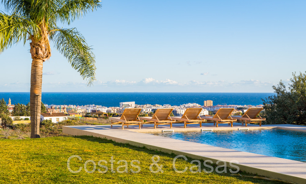 Andalusian luxury estate with guesthouse and sublime sea views for sale in the hills of Estepona 65119