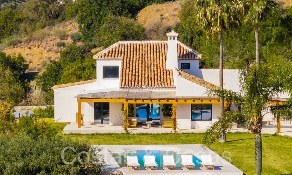 Andalusian luxury estate with guesthouse and sublime sea views for sale in the hills of Estepona 65120