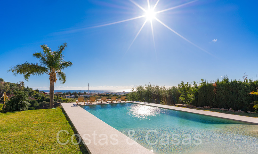 Andalusian luxury estate with guesthouse and sublime sea views for sale in the hills of Estepona 65126