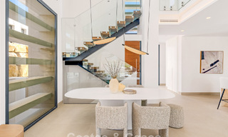 New, modern, detached luxury villas for sale adjacent to the golf course in Estepona 800228 