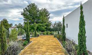 Ready to move in, single storey, minimalistic style, luxury villa for sale in a secure urbanization of Marbella - Benahavis 65460 