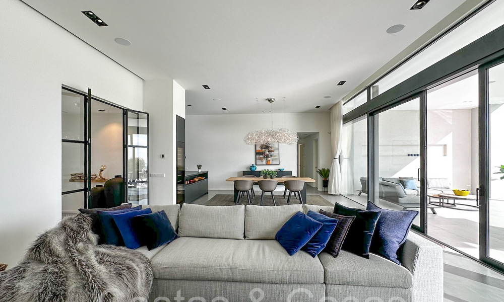 Ready to move in, single storey, minimalistic style, luxury villa for sale in a secure urbanization of Marbella - Benahavis 65467